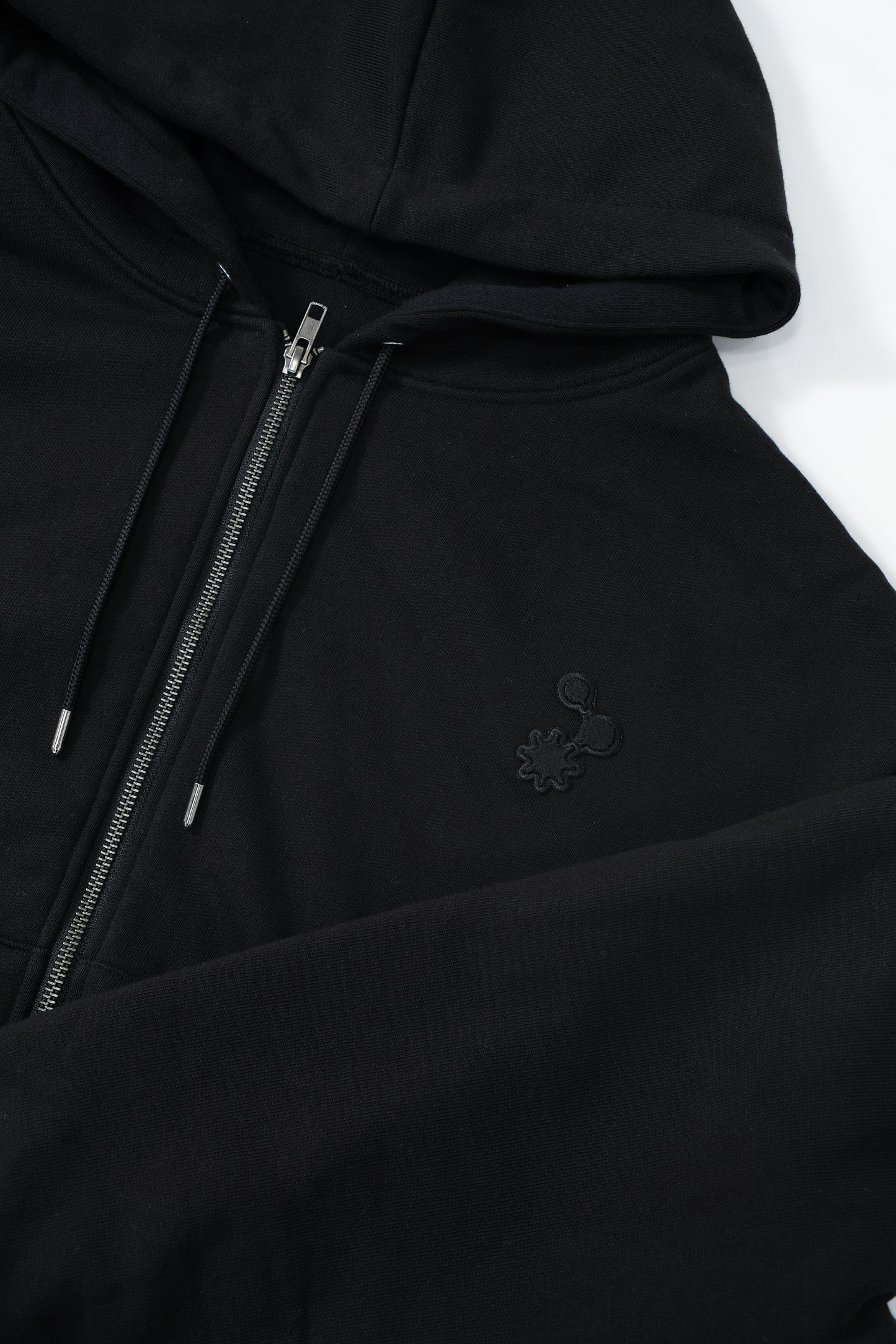 Logo patch hoodie/black